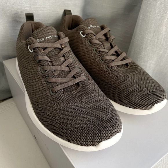 EUC Peter Millar Hyperlight Glide Sneaker Olive Green Doli Golf Shoe Men 8 Box - Picture 2 of 16